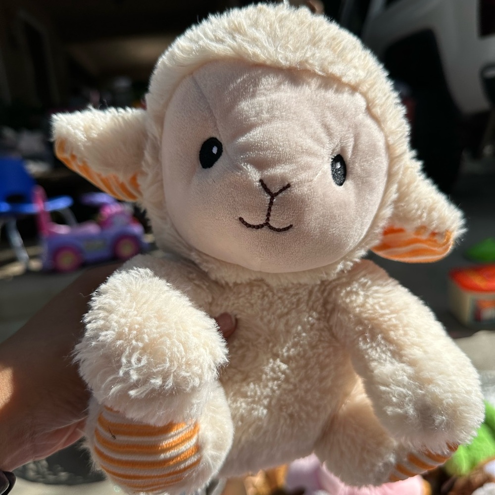 Plush Cream Lamb Toy